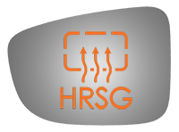 SIDE VIEW MIRROR HEATED W MOUNT